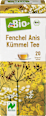 Kräuter-Tee, Fenchel-Anis-Kümmel (20 x 2 g), Naturland dmBio