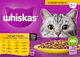 Nassfutter Katze Geflügel Auswahl in Sauce, Adult 1+ Multipack (24x85 g) Whiskas