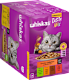 Nassfutter Katze Geflügel Auswahl in Sauce, Adult 1+ Multipack (24x85 g) Whiskas