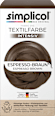 Textilfarbe intensiv Espresso-Braun Simplicol