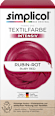 Textilfarbe intensiv Rubin-Rot Simplicol