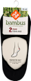 Bambus Füssling Socken schwarz, Gr. 39 - 42 (2 Paar) nur die