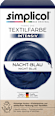 Textilfarbe intensiv Nacht- Blau Simplicol