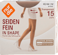 Seidenfein in Shape Strumpfhose amber 15 DEN, Gr. 40/44 nur die