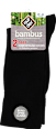 Bambus Herrensocken Komfort schwarz, Gr. 39-42 (2 Paar) nur der