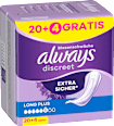 discreet Einlagen Inkontinenz Long Plus always
