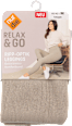 Relax & Go Ripp-Optik Leggings Gr. 40/42 taupe nur die