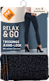 Relax & Go Treggings Jeans-Look dunkeljeans, Gr. 38/40 nur die