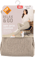 Relax & Go Ripp-Optik Leggings Gr. 36/38 taupe nur die