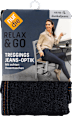 Relax & Go Treggings Jeans-Optik dunkeljeans, Gr. 44/46 nur die