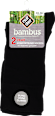 Bambus Herrensocken Komfort schwarz, Gr. 43-46 (2 Paar) nur die