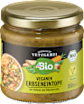 Zuppa vegana con piselli, fagioli e tofu affumicato dmBio