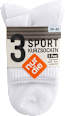 Sport Kurzsocken weiß, Gr. 39 - 42 (3 Paar) nur die