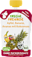 Quetschie Apfel, Banane, Ananas & Kokosnuss ab 6 Monaten Freche Freunde