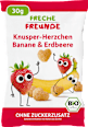 Kindersnack Knusper-Herzchen Banane & Erdbeere, ab 1 Jahr  Freche Freunde