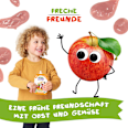 Quetschie Banane, Apfel, Himbeere, Blaubeere mit Hafer ab 6 Monaten  Freche Freunde