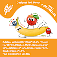 Quetschie Banane, Apfel, Himbeere, Blaubeere mit Hafer ab 6 Monaten  Freche Freunde