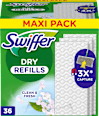 Trockene Bodentücher  Swiffer