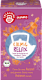 Kräutertee calm & relax mit Honeybush, Melisse, Hopfen (20 Beutel) Teekanne