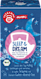 Kräutertee sleep & dream mit Melisse, Pfefferminze, Lavendelblüten (20 Beutel) Teekanne