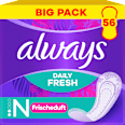 Slipeinlagen Daily Fresh Normal mit Frischeduft, Big Pack always