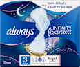 Binden mit Flügeln Infinity flex protect Nacht always