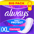 Slipeinlagen Daily Protect Extra Long mit Frischeduft, Big Pack always
