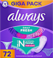 Slipeinlagen Daily Fresh Normal Flexistyle Giga Pack always