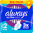 Ultra-Binden Day Long 2 mit Flügeln, Big Pack always
