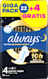 Binden Ultra Secure Night 4 mit Flügeln Giga Pack always