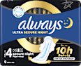 Ultra Secure Night Binden mit Flügeln always