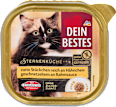 Katzennassfutter reich an Hähnchengeschnetzeltem an feiner Rahmsauce Dein Bestes