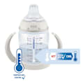 Trinklernflasche First Choice Temp. Control, grün, ab 6 Monaten, 150 ml NUK