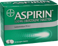 ASPIRIN 500 mg überzogene Tabletten Acetylsalicylsäure ASPIRIN