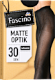 Strumpfhose Matte Optik schwarz 30 DEN, Gr. 38/40 Fascino