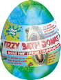 Musujące jajo do kąpieli z zabawką DINO, o zapachu funky cola Chlapu Chlap
