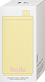 Reisebecher "Smile", gelb/lavendel (350 ml) DESIGN LETTERS