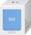 Lieblingsbecher aus Porzellan "DAD", himmelblau (300 ml) DESIGN LETTERS