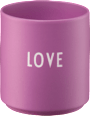 Lieblingsbecher aus Porzellan "LOVE", lila (300 ml) DESIGN LETTERS