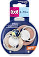 Smoczek silikonowy, dynamiczny Prime 6-18m Ivory Glow/Blush Glow LOVI