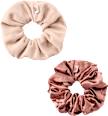 Scrunchies, Altrosa, Beige Langhaarmädchen