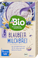 Био млечно-зърнена каша с боровинки, 6+м, dmBio
