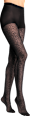 Strumpfhose mit Leo-Muster schwarz Gr. 38/40, 50 DEN Fascino