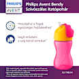 Bendy szívószálas itatópohár 12 hónapos kortól, lány PHILIPS AVENT