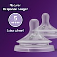 Trinksauger Natural Response Silikon, Durchflussrate 5 PHILIPS AVENT