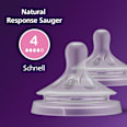 Trinksauger Natural Response Silikon, Durchflussrate 4 PHILIPS AVENT