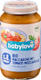 Био бебешко пюре макарони с домати и моцарела, 8+м babylove