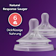 Trinksauger Natural Response Silikon, Durchflussrate 6 PHILIPS AVENT