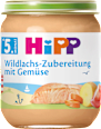 Menü Wildlachs-Zubereitung mit Gemüse ab dem 5. Monat HiPP