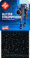 Glitzer Strumpfhose schwarz 25 DEN Transparent, Gr. 42/44 nur die